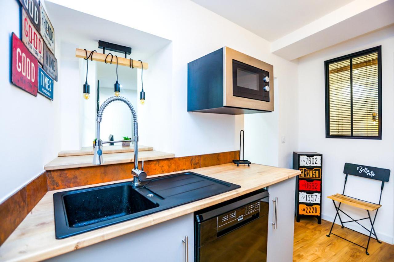 Superbe Appartement Hyper Centre 2 Chambres Wifi Grasse Exterior foto